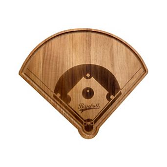 Baseball Diamond Wood Board - 15" X 18"