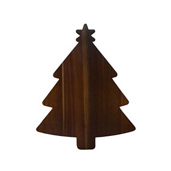 Holiday Tree Acacia Wood Board - 12.75" X 16"