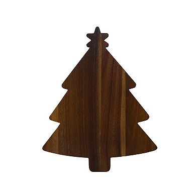 Holiday Tree Acacia Wood Board - 12.75" X 16"