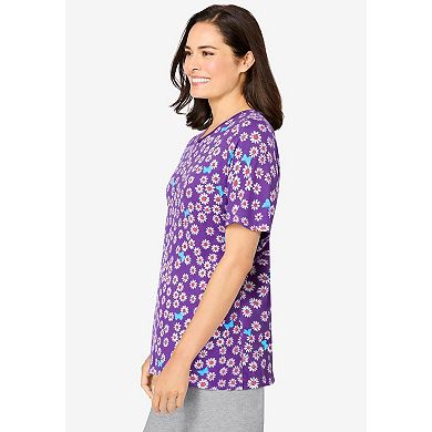 Dreams & Co. Plus Size Sleep Tee