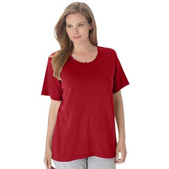 Dreams & Co. Plus Size Sleep Tee