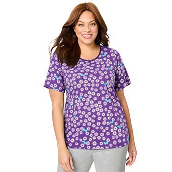 Dreams & Co. Plus Size Sleep Tee