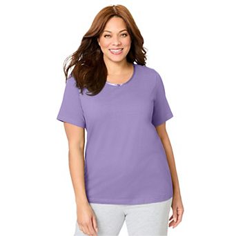 Dreams & Co. Plus Size Sleep Tee