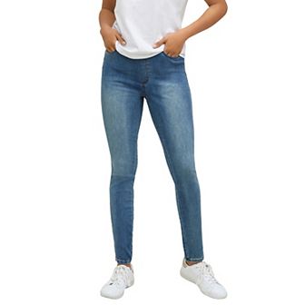 ellos Plus Size 4-Pocket Stretch Jeggings