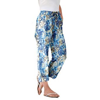Woman Within Plus Size Petite Convertible Length Cargo Pant/Capri