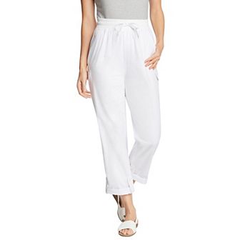 Woman Within Plus Size Petite Convertible Length Cargo Pant/Capri