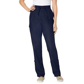 Woman Within Plus Size Convertible Length Cargo Pant/Capri
