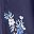 Navy Floral Embroidery