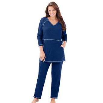 Dreams & Co. Plus Size 2 pc Lounge Set
