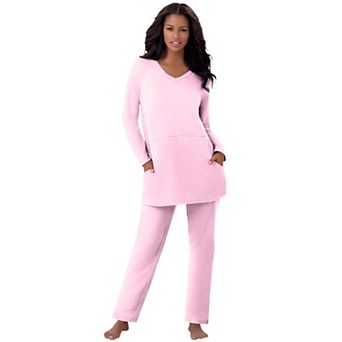 Dreams & Co. Plus Size Petite 2 pc Lounge Set