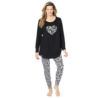 Dreams & Co. Plus Size 2 pc Pj Legging Set