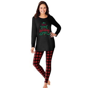 Dreams & Co. Plus Size 2 pc Pj Legging Set