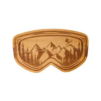 Ski Goggles Wood Board - 15" X 8.75"