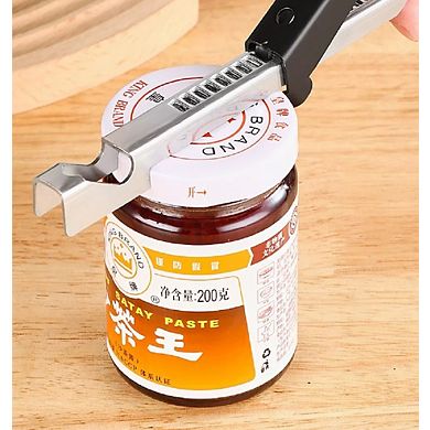 Adjustable Stainless Steel Jar Opener Easy Grip Handle