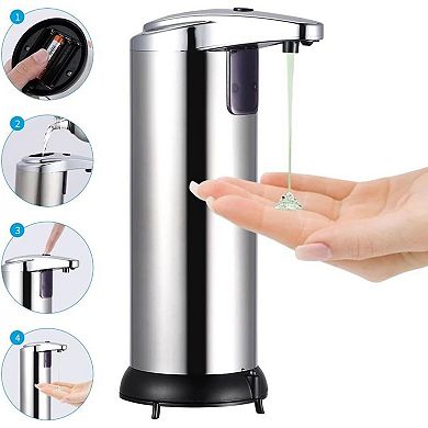 250ml Stainless Auto Handsfree Sensor Touchless Soap Dispenser