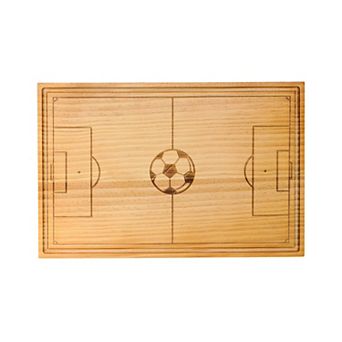 Soccer Field Wood Board - 18" X 12"