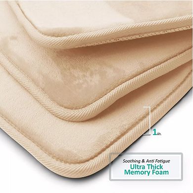Memory Foam Contour Soft Bathroom Toilet Mat Rug