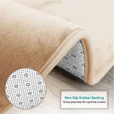 Memory Foam Contour Soft Bathroom Toilet Mat Rug