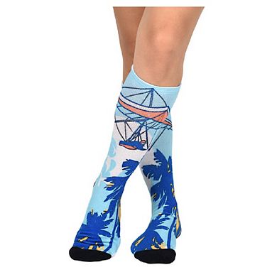 Sierra Socks Gliding Through Paradise Pattern Coolmax Socks, Nature Collection Men & Women Socks