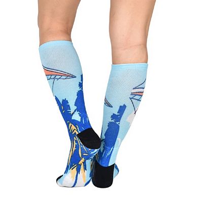 Sierra Socks Gliding Through Paradise Pattern Coolmax Socks, Nature Collection Men & Women Socks