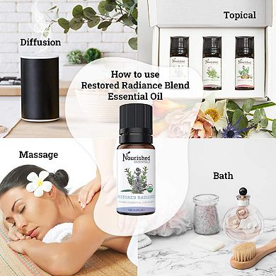 100% Organic Restored Radiance Essential Oil Blend