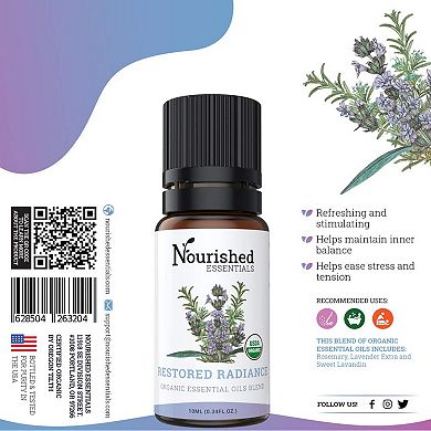100% Organic Restored Radiance Essential Oil Blend
