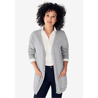 ellos Plus Size Boyfriend Cardigan