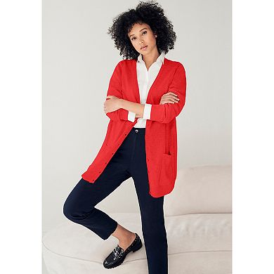 ellos Plus Size Boyfriend Cardigan