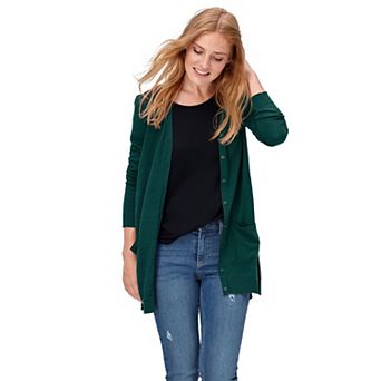 ellos Plus Size Boyfriend Cardigan