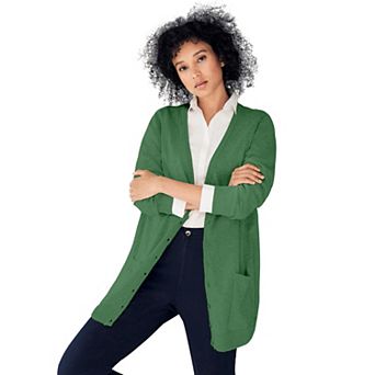 ellos Plus Size Boyfriend Cardigan