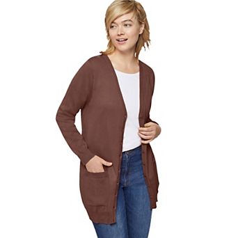 ellos Plus Size Boyfriend Cardigan