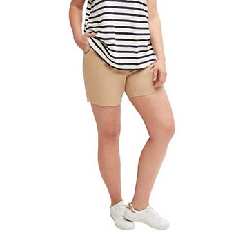 ellos Plus Size Stretch Chino Shorts