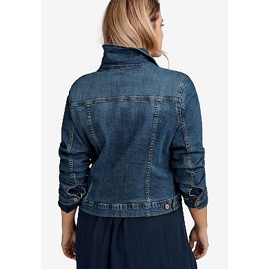 ellos Plus Size Classic Denim Jacket