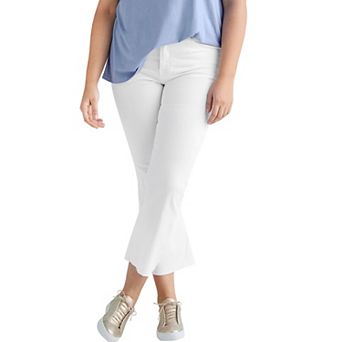 ellos Plus Size Crop Bootcut Jeans