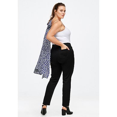 ellos Plus Size High-Waist Skinny Jeans