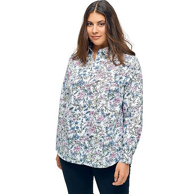 ellos Plus Size Emma Button-Down Shirt
