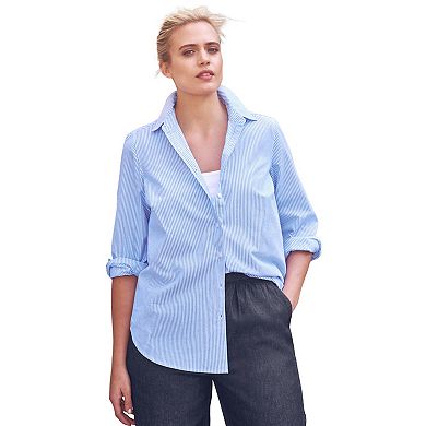 ellos Plus Size Emma Button-Down Shirt
