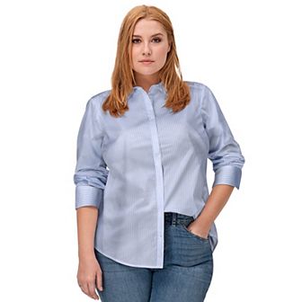 Ellos Women's Plus Size Button Down Shirt