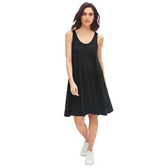 Ellos Plus Size Crossover Back Tank Dress