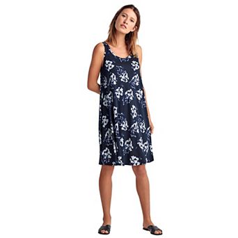 Ellos Plus Size Crossover Back Tank Dress