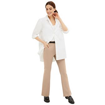 ellos Plus Size Classic Stretch Chino