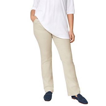 ellos Plus Size Classic Stretch Chino