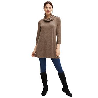 ellos Plus Size Cowl Neck Tunic
