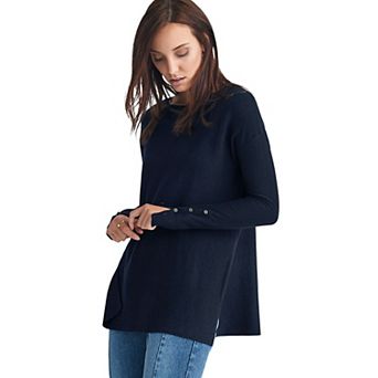 ellos Plus Size Boatneck Sweater Tunic