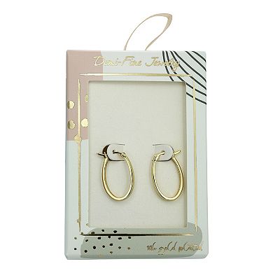 Taylor Oval Hoop Earrings main image 1