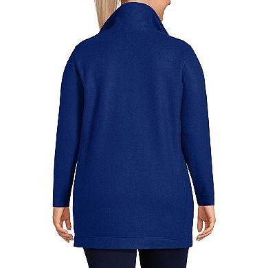 Plus Size Lands' End Luxe Fleece Coat