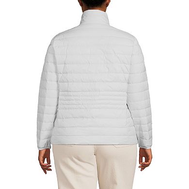 Plus Size Lands' End Wanderweight Packable Down Jacket