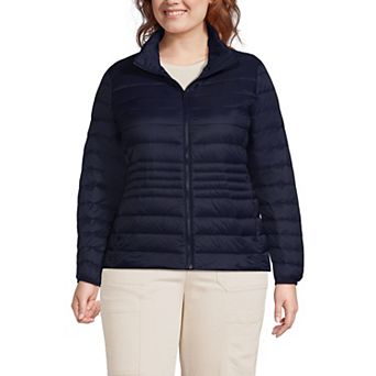 Plus Size Lands' End Wanderweight Packable Down Jacket