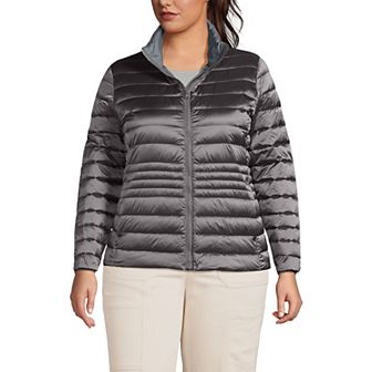 Plus Size Lands' End Wanderweight Packable Down Jacket