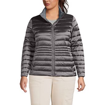 Plus Size Lands' End Wanderweight Packable Down Jacket